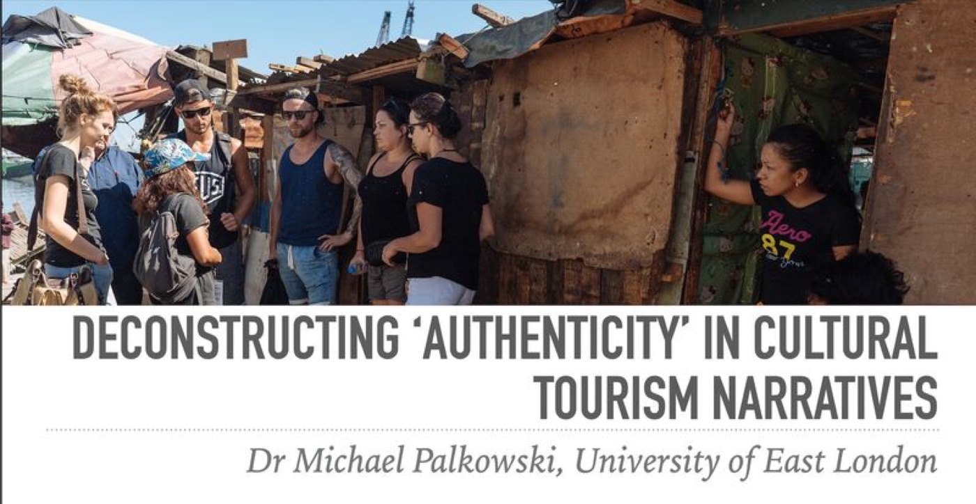 Title slide for the keynote Deconstructing 'Authenticity' in Cultural Tourism Narratives