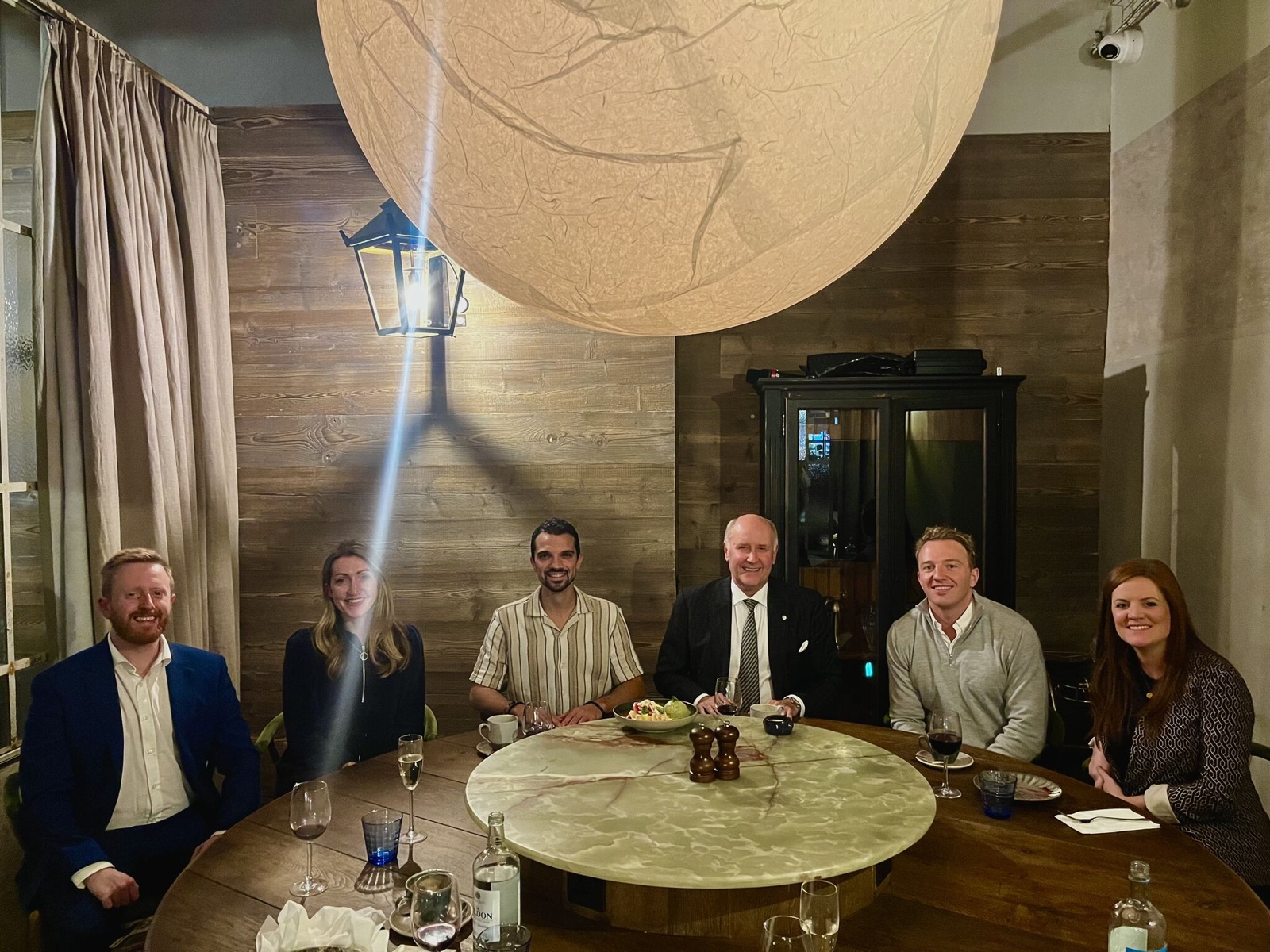 Dr Michael Palkowski with participants at the London roundtable