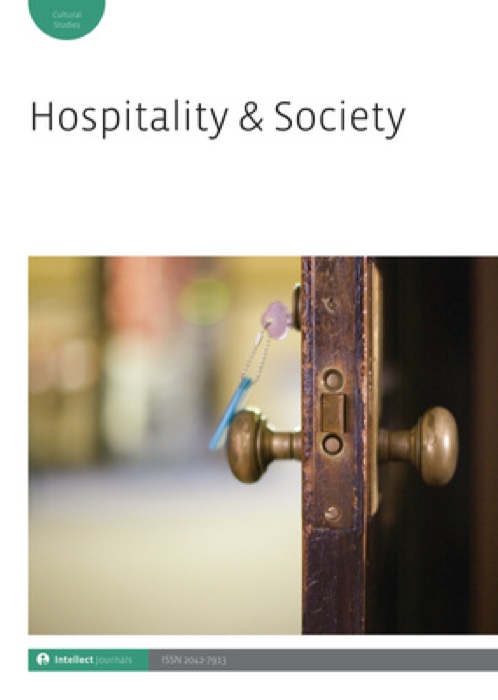 Cover of the journal Hospitality and Society