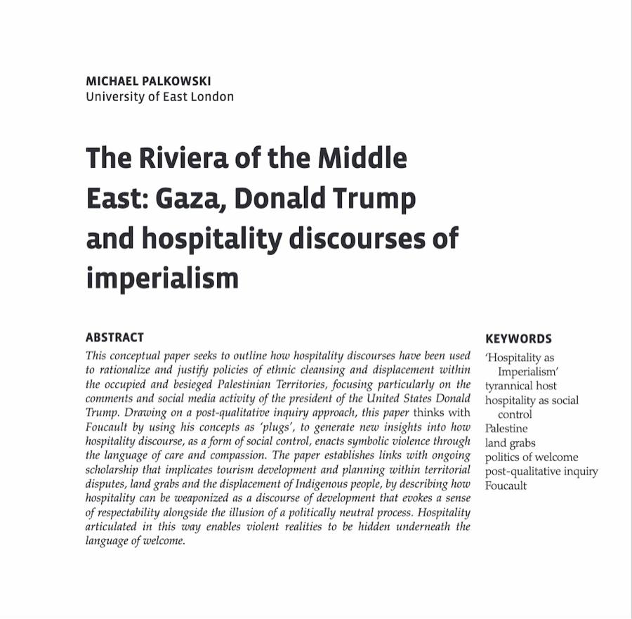 First page of the article The Riviera of the Middle East